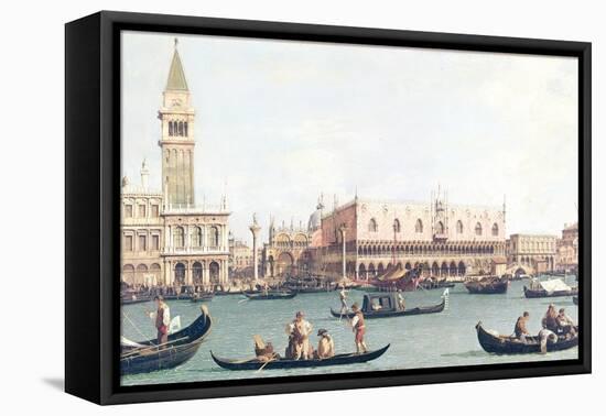 Venice from the Bacino-Canaletto-Framed Stretched Canvas