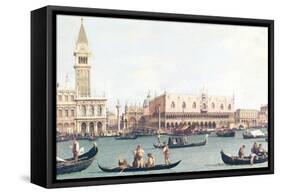 Venice from the Bacino-Canaletto-Framed Stretched Canvas