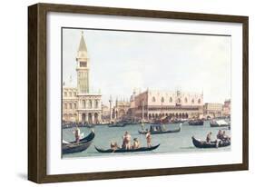 Venice from the Bacino-Canaletto-Framed Giclee Print