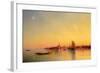 Venice from the Lagoon at Sunset-Ivan Konstantinovich Aivazovsky-Framed Giclee Print