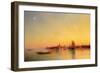 Venice from the Lagoon at Sunset-Ivan Konstantinovich Aivazovsky-Framed Giclee Print