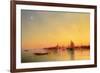 Venice from the Lagoon at Sunset-Ivan Konstantinovich Aivazovsky-Framed Giclee Print