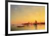 Venice from the Lagoon at Sunset-Ivan Konstantinovich Aivazovsky-Framed Giclee Print