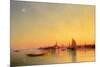 Venice from the Lagoon at Sunset-Ivan Konstantinovich Aivazovsky-Mounted Giclee Print