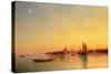 Venice from the Lagoon at Sunset-Ivan Konstantinovich Aivazovsky-Stretched Canvas