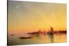 Venice from the Lagoon at Sunset-Ivan Konstantinovich Aivazovsky-Stretched Canvas