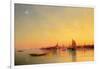 Venice from the Lagoon at Sunset-Ivan Konstantinovich Aivazovsky-Framed Giclee Print