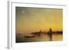 Venice from the Lagoon at Sunset-Ivan Konstantinovich Aivazovsky-Framed Giclee Print