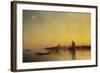 Venice from the Lagoon at Sunset-Ivan Konstantinovich Aivazovsky-Framed Giclee Print