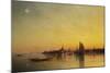 Venice from the Lagoon at Sunset-Ivan Konstantinovich Aivazovsky-Mounted Giclee Print