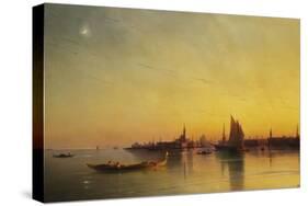 Venice from the Lagoon at Sunset-Ivan Konstantinovich Aivazovsky-Stretched Canvas