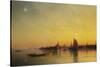 Venice from the Lagoon at Sunset-Ivan Konstantinovich Aivazovsky-Stretched Canvas