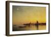 Venice from the Lagoon at Sunset-Ivan Konstantinovich Aivazovsky-Framed Giclee Print