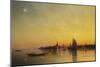 Venice from the Lagoon at Sunset-Ivan Konstantinovich Aivazovsky-Mounted Giclee Print