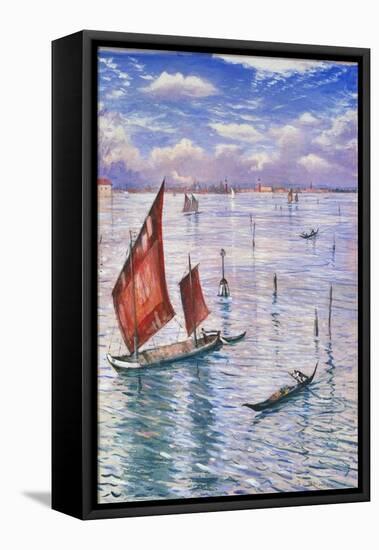 Venice from the Lido-Christopher Richard Wynne Nevinson-Framed Stretched Canvas