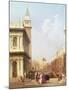 Venice from the Piazzetta Looking Towards Codussi's Clock Tower-Edward Pritchett-Mounted Giclee Print