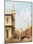 Venice from the Piazzetta Looking Towards Codussi's Clock Tower-Edward Pritchett-Mounted Giclee Print