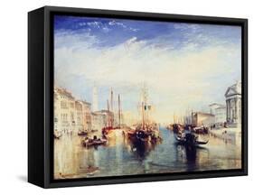 Venice, from the Porch of the Madonna Della Salute, C1835-JMW Turner-Framed Stretched Canvas