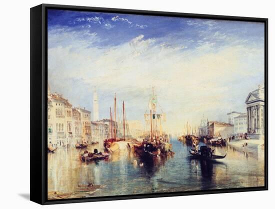 Venice, from the Porch of the Madonna Della Salute, C1835-JMW Turner-Framed Stretched Canvas