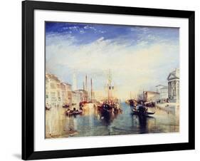 Venice, from the Porch of the Madonna Della Salute, C1835-JMW Turner-Framed Giclee Print