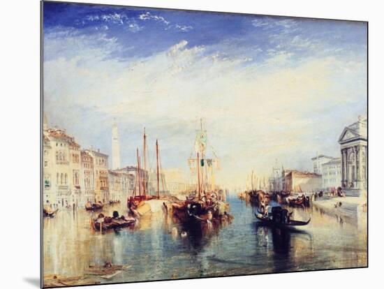 Venice, from the Porch of the Madonna Della Salute, C1835-JMW Turner-Mounted Giclee Print