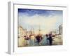 Venice, from the Porch of the Madonna Della Salute, C1835-JMW Turner-Framed Premium Giclee Print