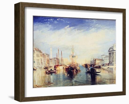 Venice, from the Porch of the Madonna Della Salute, C1835-JMW Turner-Framed Giclee Print