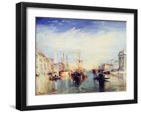 Venice, from the Porch of the Madonna Della Salute, C1835-JMW Turner-Framed Giclee Print