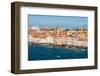 Venice from the tower  (campinile) of San Giorgio Maggiore, Venice, Italy, Europe-Mark A Johnson-Framed Photographic Print