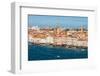 Venice from the tower  (campinile) of San Giorgio Maggiore, Venice, Italy, Europe-Mark A Johnson-Framed Photographic Print