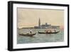 Venice: General View across the Water to the Church of San Giorgio Maggiore-null-Framed Photographic Print