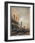 Venice, Glimpse of Ducal Palace-Achille Vespa-Framed Giclee Print