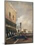 Venice, Glimpse of Ducal Palace-Achille Vespa-Mounted Giclee Print