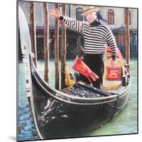 Venice Gondola-Tosh-Mounted Art Print