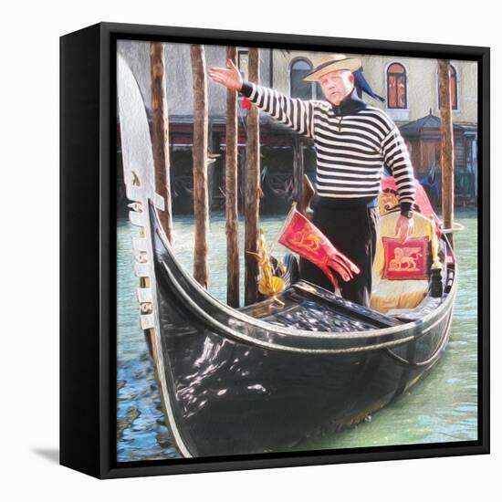 Venice Gondola-Tosh-Framed Stretched Canvas