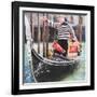 Venice Gondola-Tosh-Framed Art Print