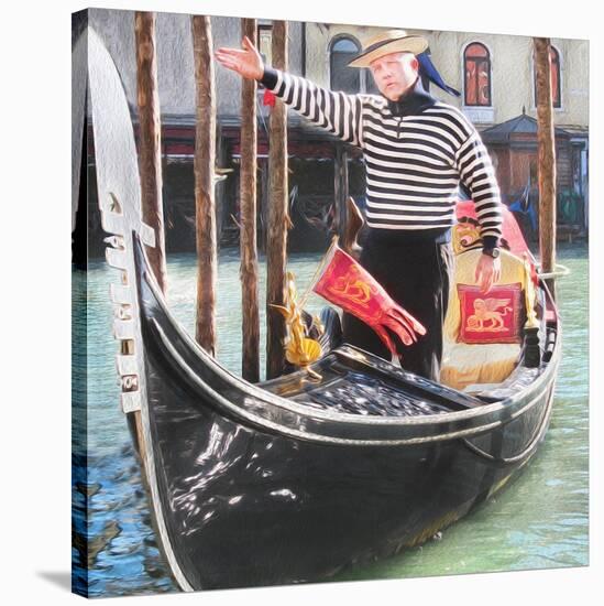 Venice Gondola-Tosh-Stretched Canvas