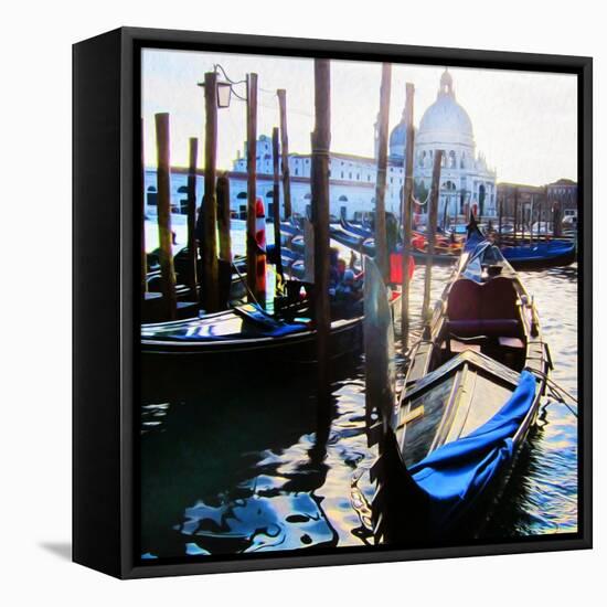 Venice Gondola-Tosh-Framed Stretched Canvas