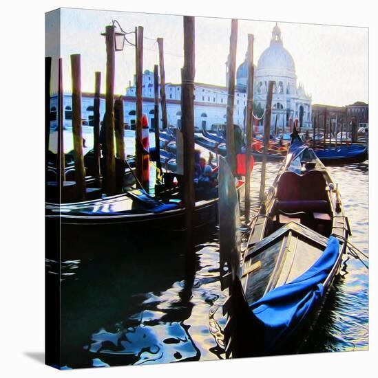 Venice Gondola-Tosh-Stretched Canvas