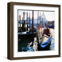 Venice Gondola-Tosh-Framed Art Print