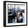 Venice Gondola-Tosh-Framed Art Print