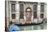 Venice Gondolas II-George Johnson-Stretched Canvas