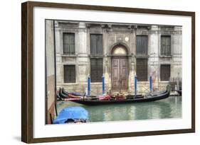 Venice Gondolas II-George Johnson-Framed Photographic Print