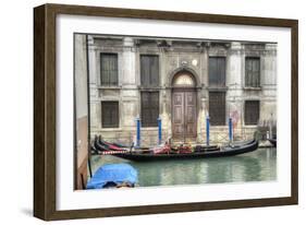 Venice Gondolas II-George Johnson-Framed Photographic Print