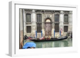 Venice Gondolas II-George Johnson-Framed Photographic Print