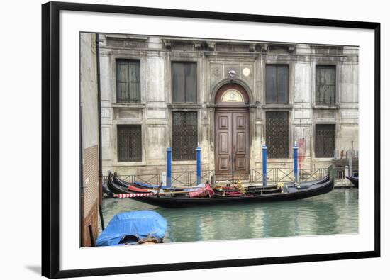 Venice Gondolas II-George Johnson-Framed Photographic Print