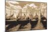 Venice Gondolas-Jamie Cook-Mounted Giclee Print