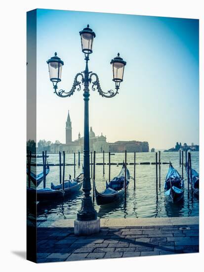 Venice Gondolas-Mr Doomits-Stretched Canvas