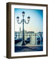 Venice Gondolas-Mr Doomits-Framed Photographic Print