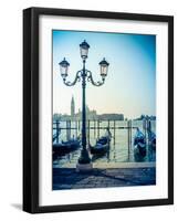 Venice Gondolas-Mr Doomits-Framed Photographic Print